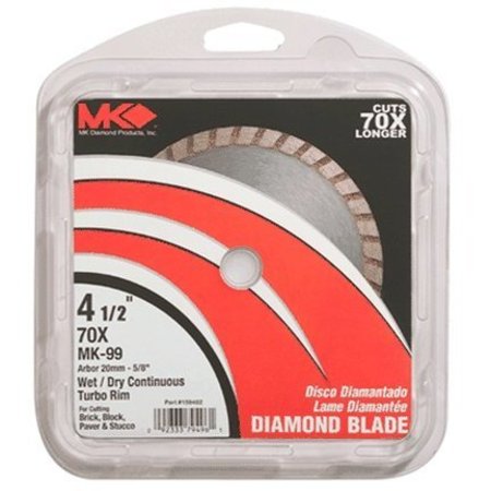 MK DIAMOND PRODUCTS 4-1/2" Cont Rim Blade 167028